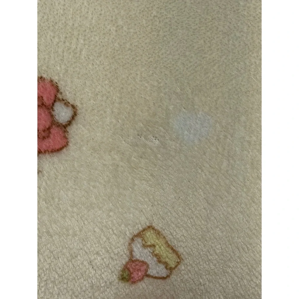Sanrio Hello Kitty Cushion Kids OS Cream NWT Plush Heart Bear Throw Pillow